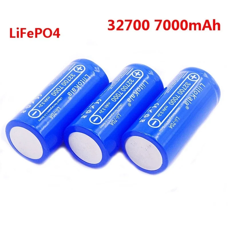 1-5pcs LiitoKala Lii-70A 3.2v 32700 7000mAh lifepo4 rechargeable battery cell 5C discharge battery for Backup Power flashlight