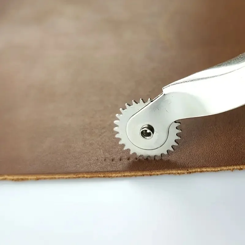 Wood Handle Metal Roller Tool for Even Creasing, Punching & Marking Cardboard, Cat Scratcher DIY