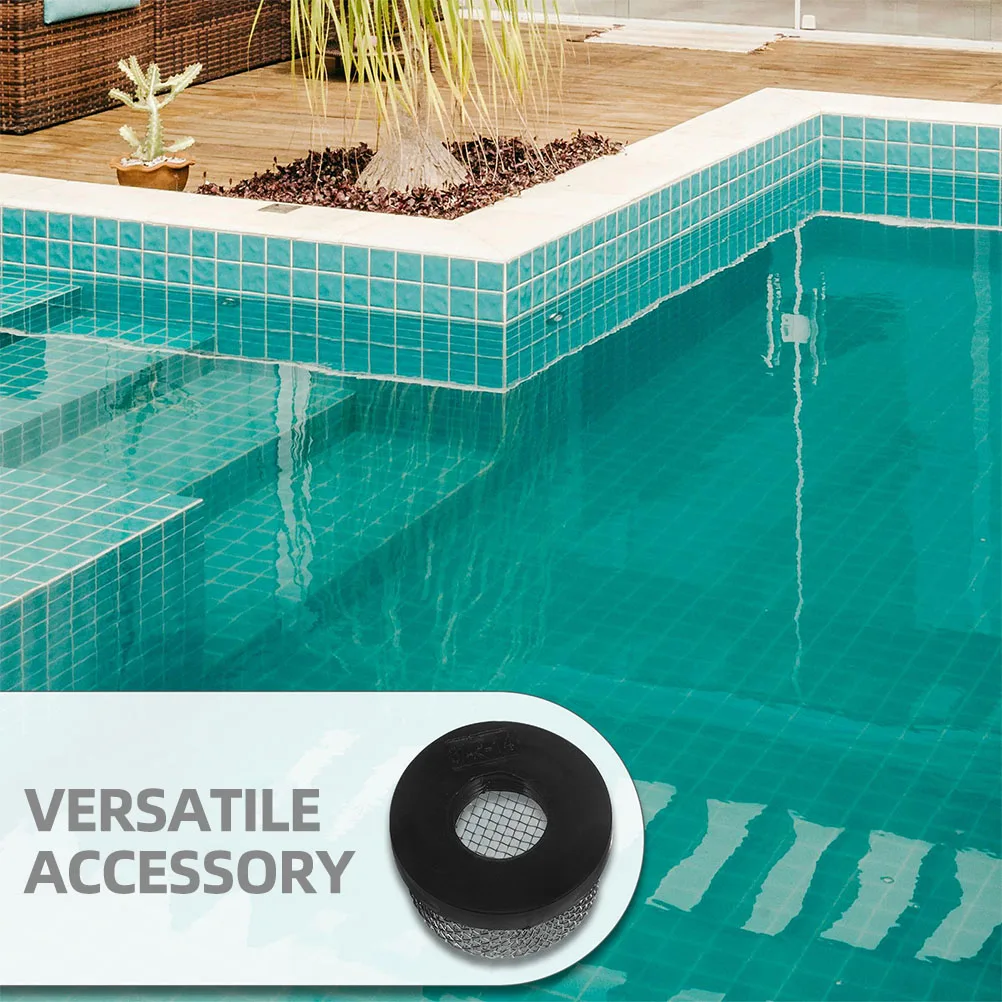 

2pcs Drain Valve Strainer Replacement Swimming Screen Cap Drain Valve Screen Cap Pool Filter Parts Pool Drainage Garbage Filter