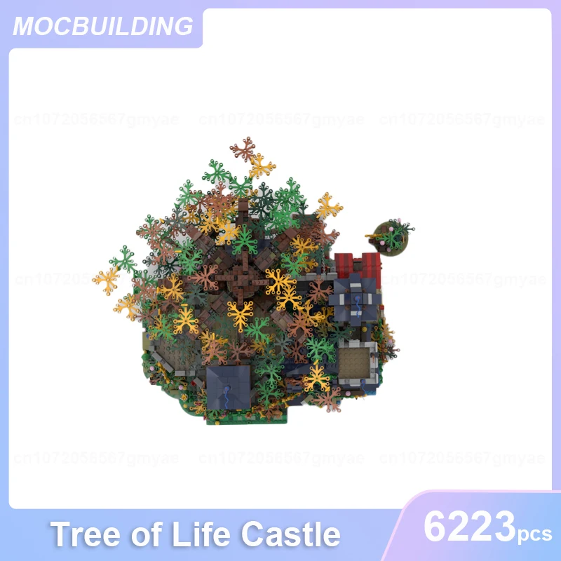 Tree of Life Castle Model MOC Building Blocks DIY Assemble Bricks Creative Architecture Display Collect Toys Xmas Gifts 6223PCS