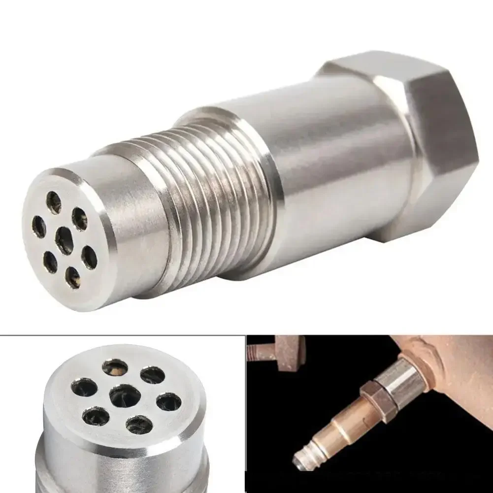 1PC M18X1.5 Universal Extension Filter Oxygen O2 Sensor Thread Spacer Stainless Parts Adapter Steel Connector Internal Exte