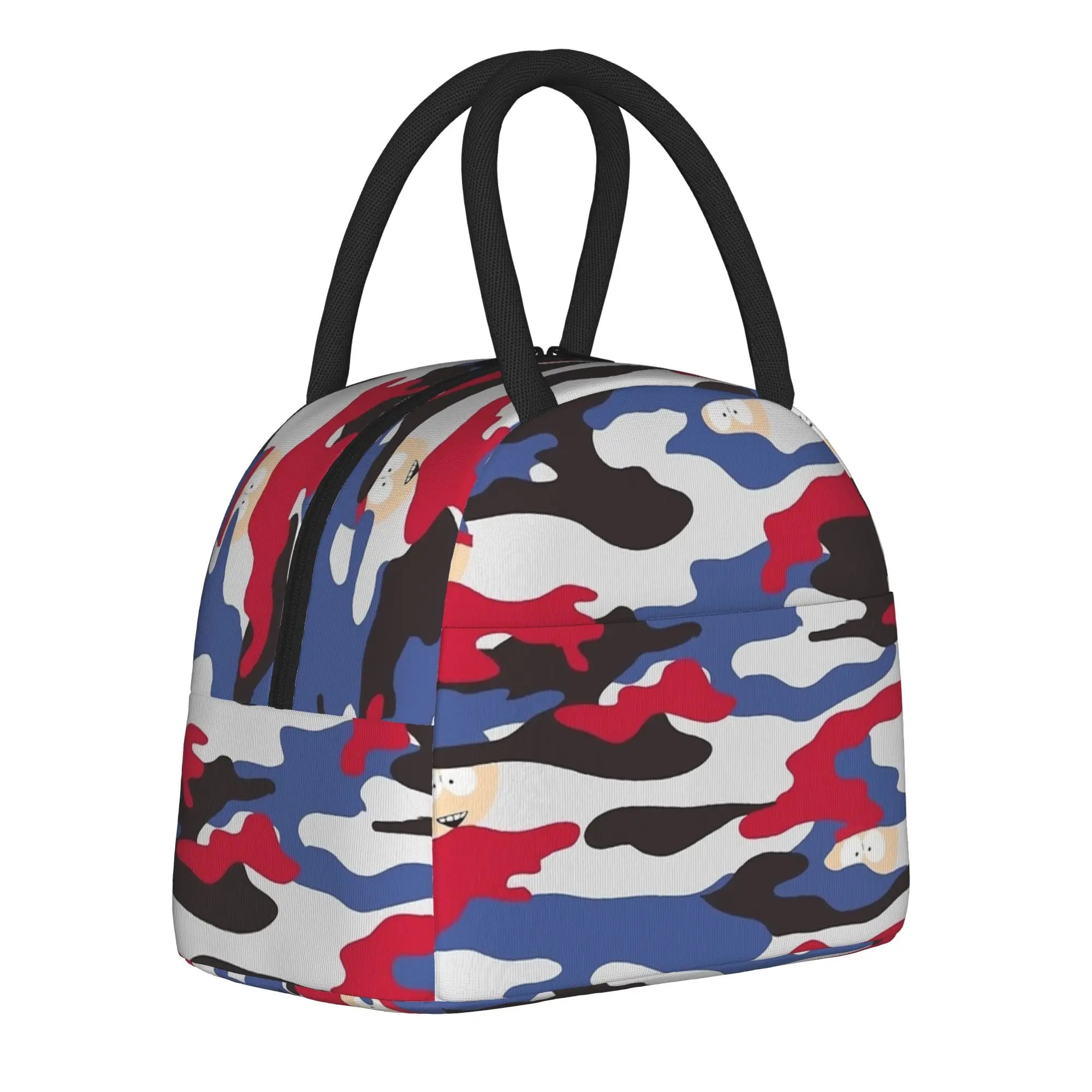 

Термосумка-холодильник Stan Marsh Camo с камуфляжным принтом, герметичная сумка-тоут для обедов с героями мультфильма South Park, контейнер для еды