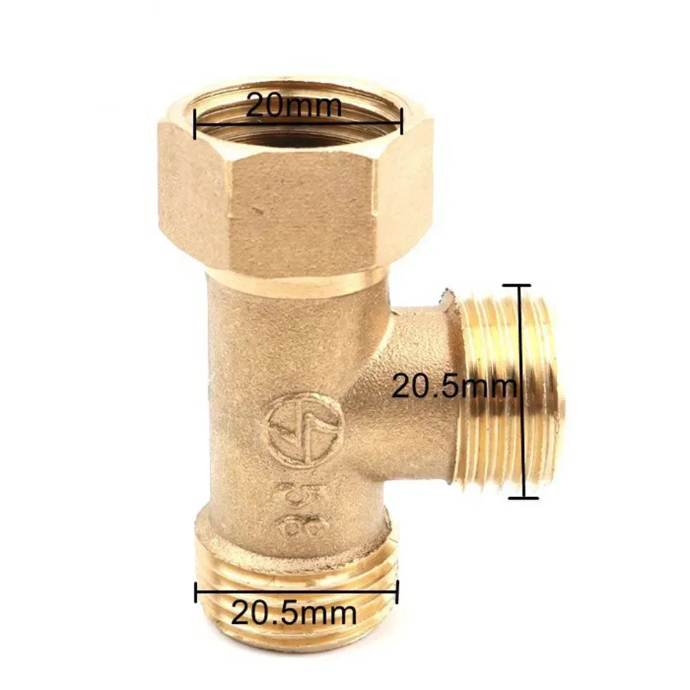 Brand New High Quality Water Pipe Connector T Shaped Adapter Three Way Device Watering 1/2