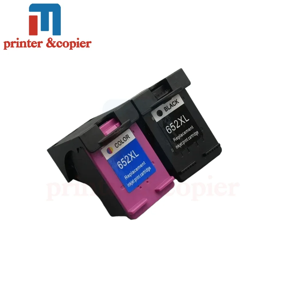 Compatible for HP 652 652XL HP652 Ink Cartridge Replacement for Deskjet 1115 1118 2135 2136 2138 3635 3636 3638 3838 3835