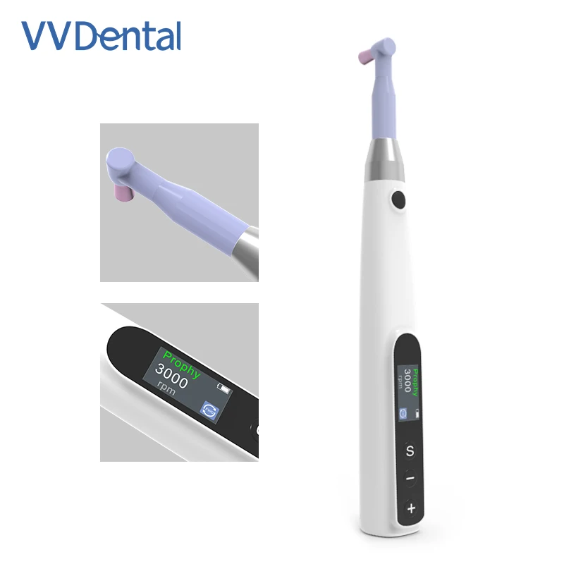 

Dental Cordless Polishing Wireless Electric Motor With Prophy Angles Machine 3000rpm Rechargeable Polishing Instrument
