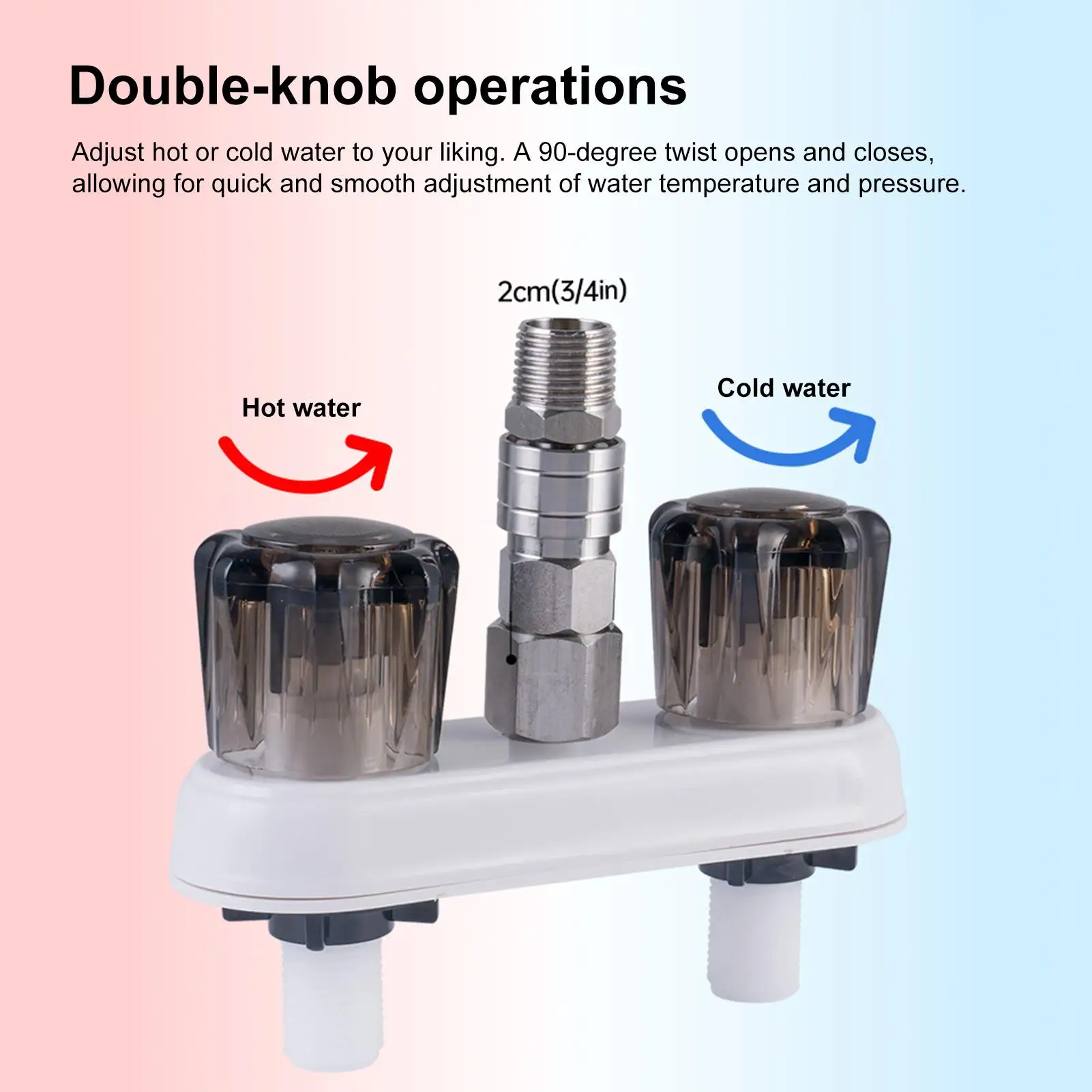 RV Shower Faucets RV Faucet Shower High-Pressure Quick-Connect Water System For Camping Trailer Van Motorhome Bathroom Outdoor