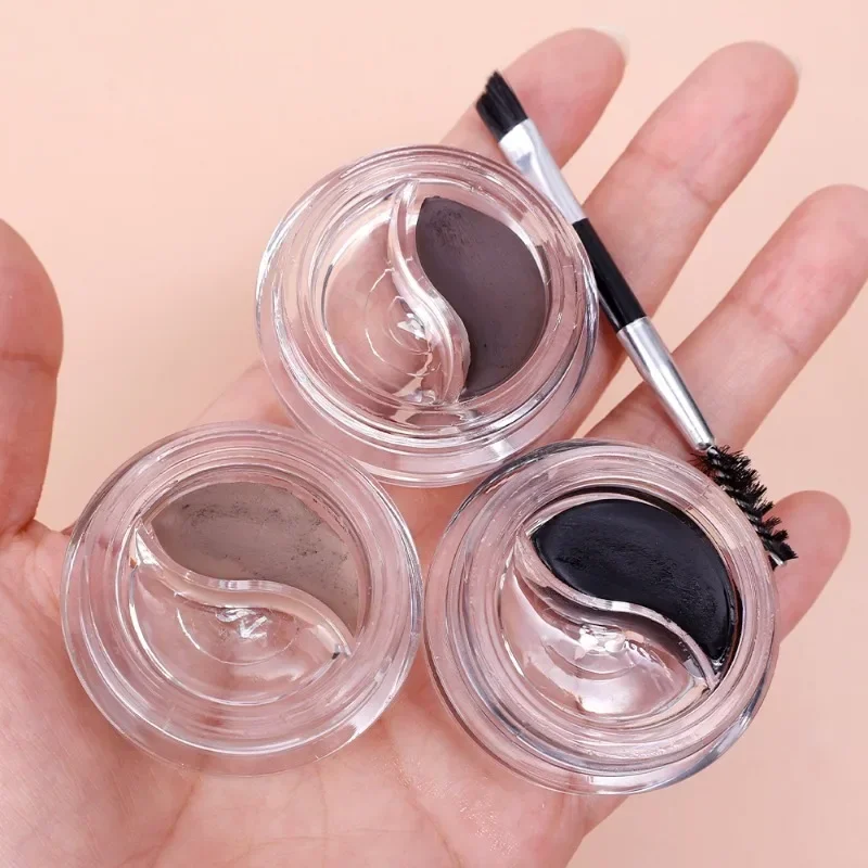 Multi-function Dye Eyebrow Cream with Brush Wild Brow Styling Soap Waterproof Lasting Eyebrow Shaping Gel Set Makeup Cosmetics