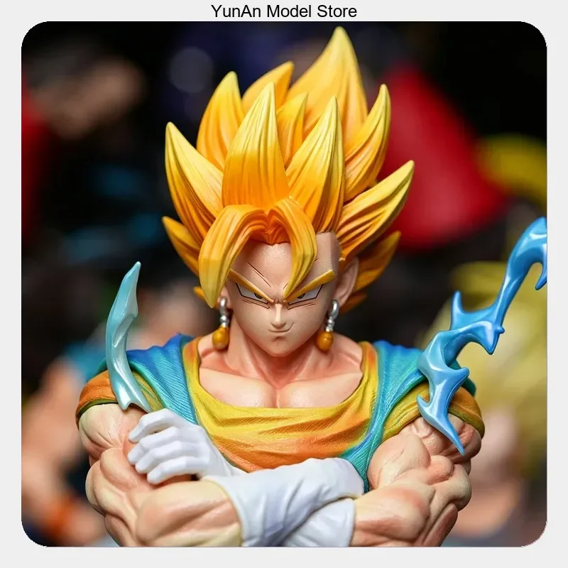 

Approx. 32cm Dragon Ball Vegito Light Up Anime Figure Model Statue Collection Desktop Decoration Ornament Toys Gifts for Fans
