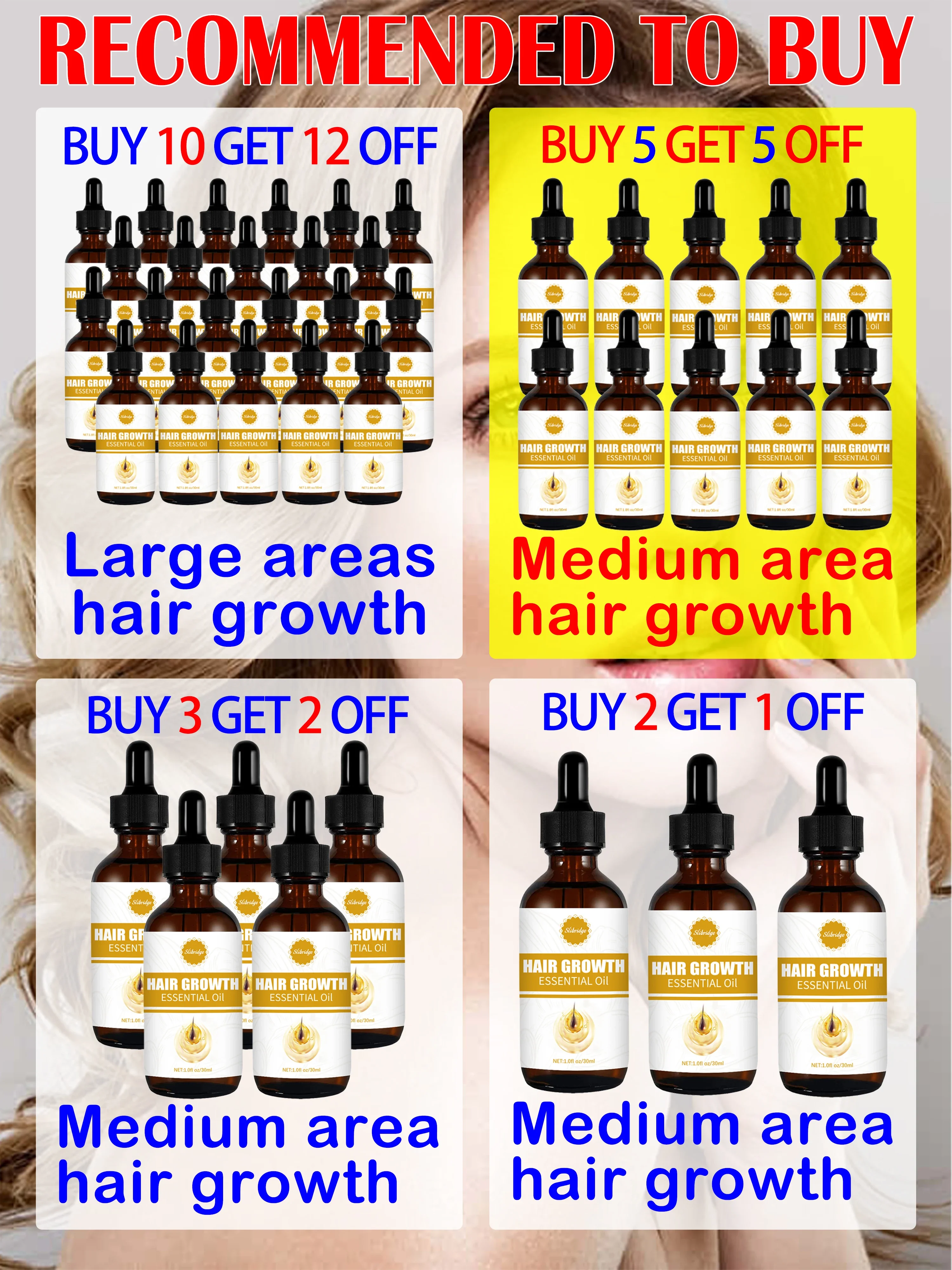 Essential oils to accelerate hair growth and treat baldness and hair loss