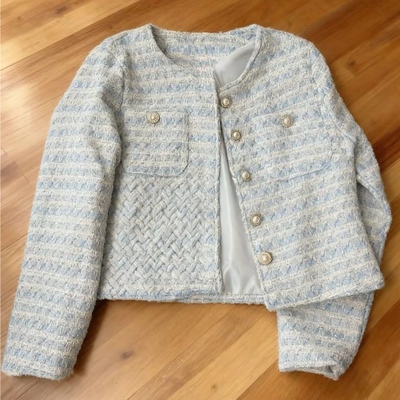 

Куртка-пальто для женщин, офисная женская одежда во французском стиле, осенняя элегантная эстетичная повседневная популярная дизайнерская модная верхняя одежда, винтажная одежда