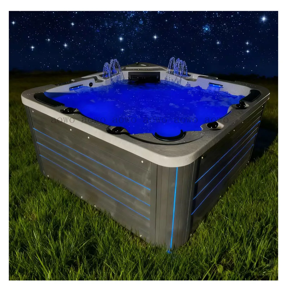 Pool Spa Outdoor Jakuzi Spa Outdoor OUTDOOR SPA FOR 5 PERSONS WITH TV