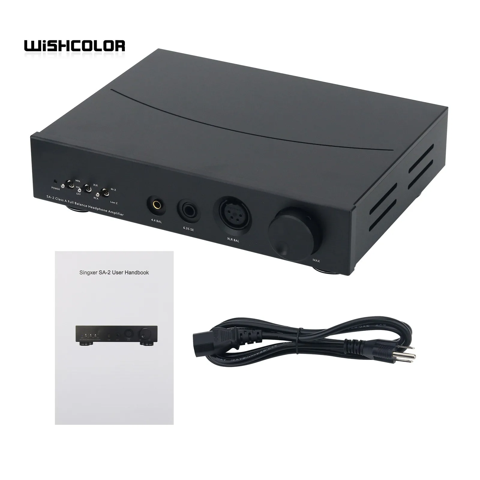 

Wishcolor Singxer SA-2 Fully Balanced Class-A Headphone Amplifier Preamplifier with XLR Balanced, 6.35mm and 4.4mm Output