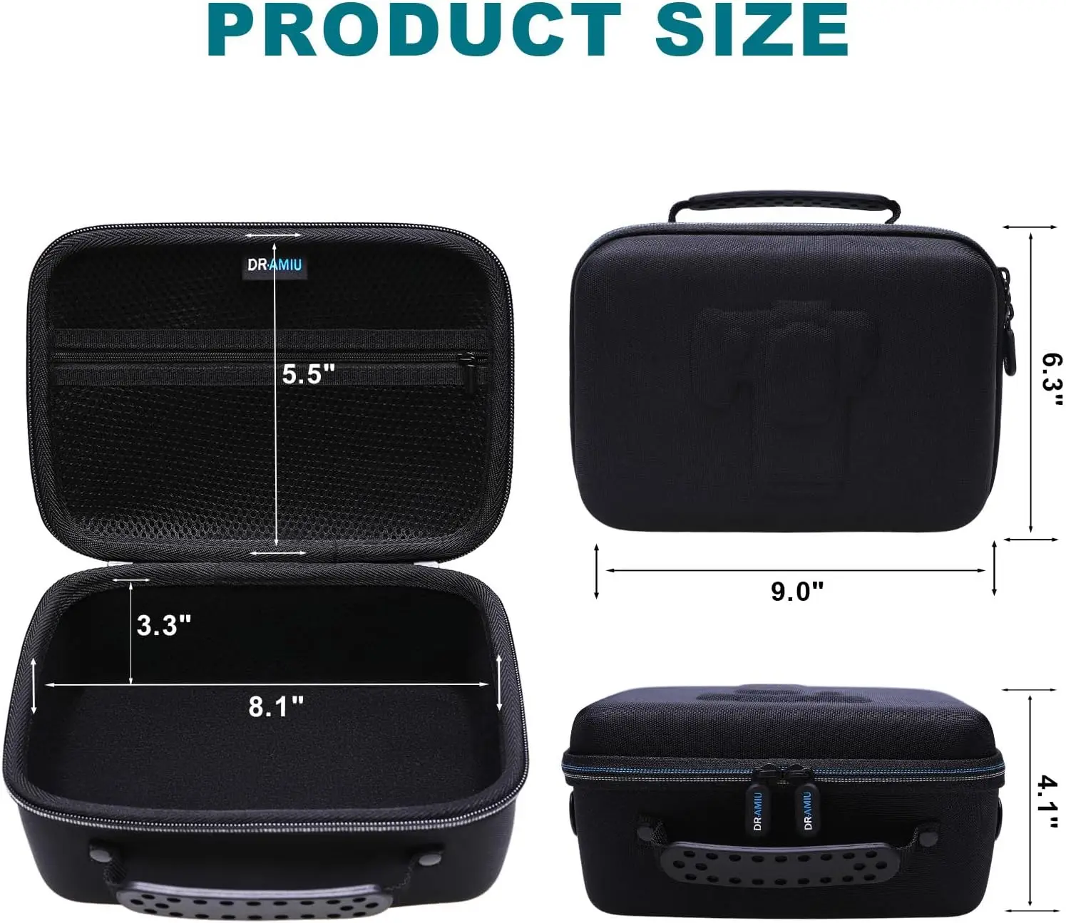 Estuche rígido para cámaras Canon EOS Rebel T7/R50/R6 Mark II/R100/R8/RP/R50V/R5 Mark II/SL3/5D Mark IV/R10/R7/R5/90D/T6/T100, lentes, T