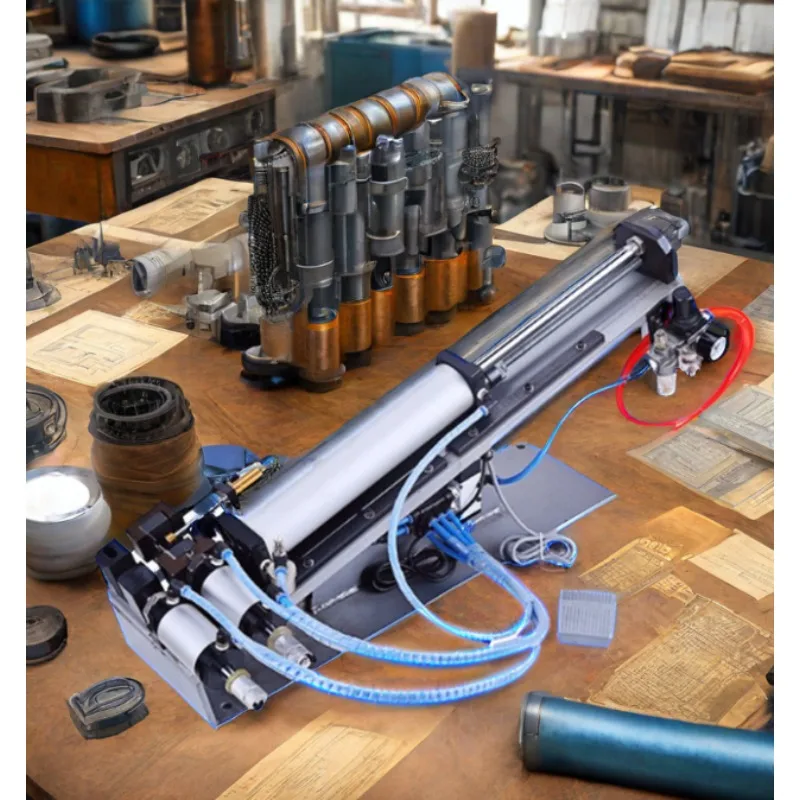 High-Speed Cable Manufacturing Equipment Large Power Pneumatic Barker Cylinder New Precision Blade Undamaged Cable Model 330