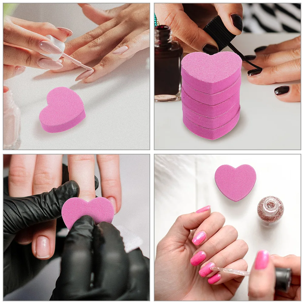 100 Stuks Nagelvijl Gereedschap Stevige Spons Nagelvijl voor Vormgeven Trimmen Harde Dikke Nagels Draagbare Salon Thuis Manicure Pedicure