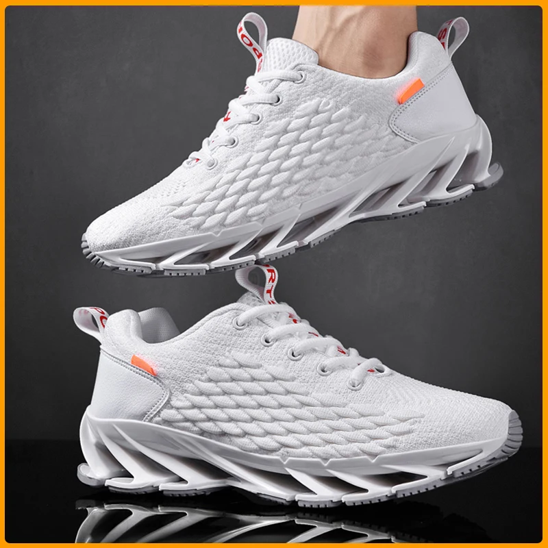 

Xiaomi Youpin Sneakers Men Outdoor Run Non Slip Casual Shoes Comfortable Fly Woven Mesh Hard Wearing Footwear Large Size 39-47