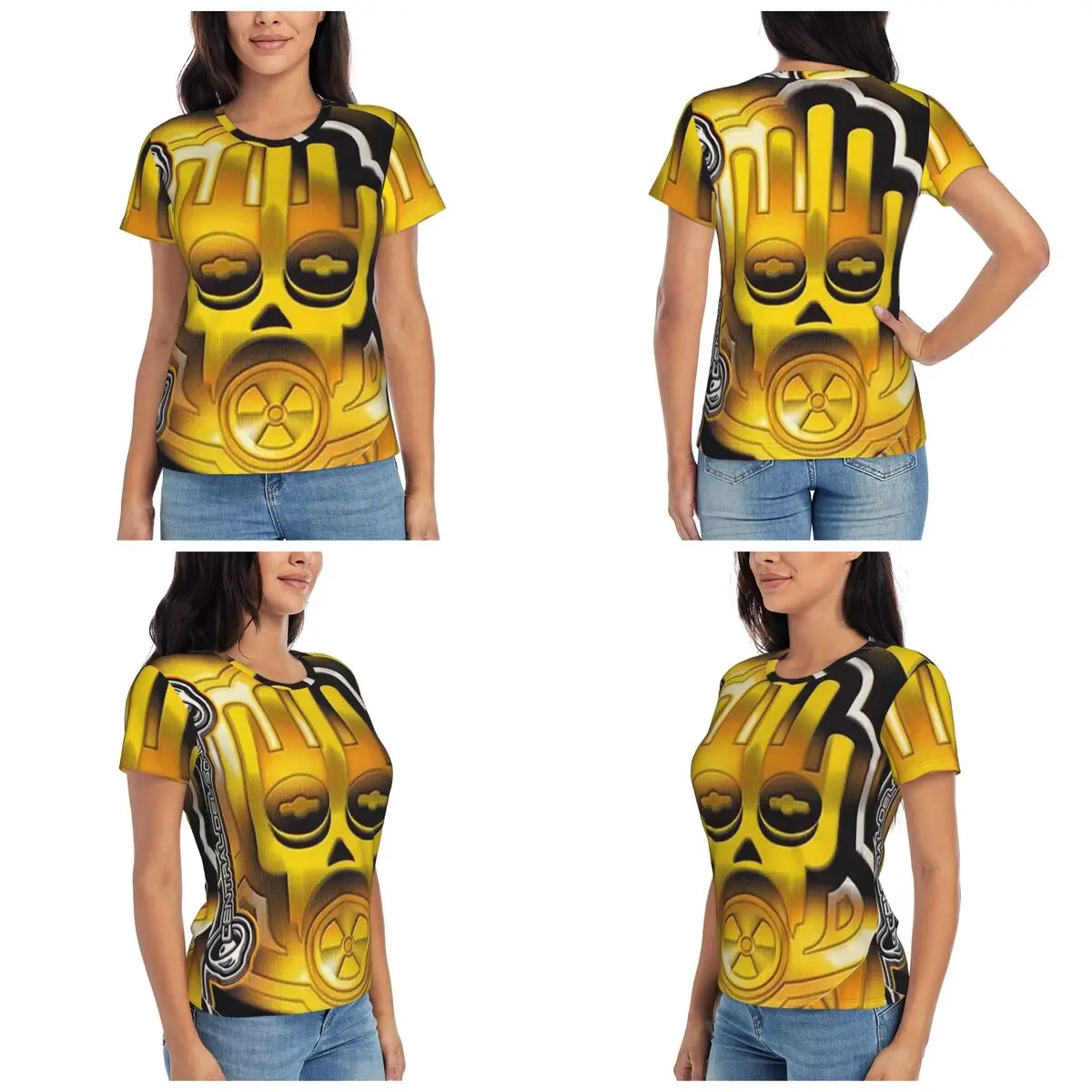 Scorpia - Central Del Sonido T-Shirt for Women O-Neck Streetwear T Shirts Women's Tees Short Summer Clothes Tops