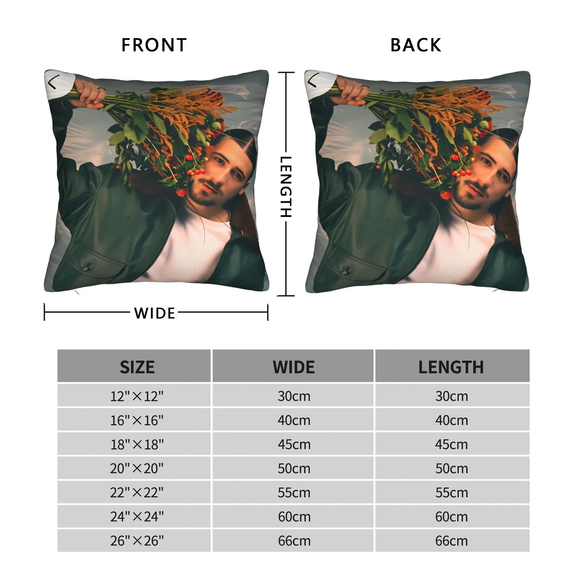 Pierre Edgar French Singer Pillow Cover  Funny Pillow Case For Living Room Sofa Custom Pillowcases Gift
