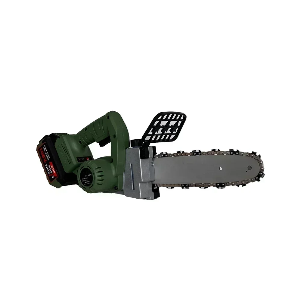 YYHC-Wood Cutter 21V Lightweight Cordless Electric Chain Saw Rechargeable Mini Chainsaw