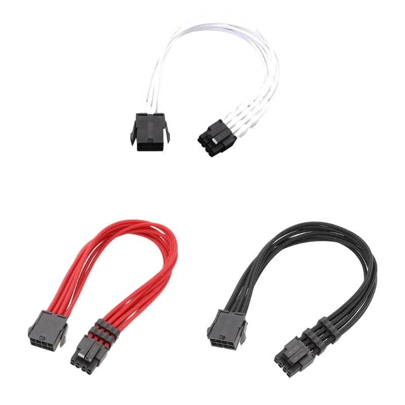 CPU 8Pin Female to 8Pin Male Power Supply Cord CPU 8Pin to 4+4pin Converter Extension Cable for Motherboard Accessories