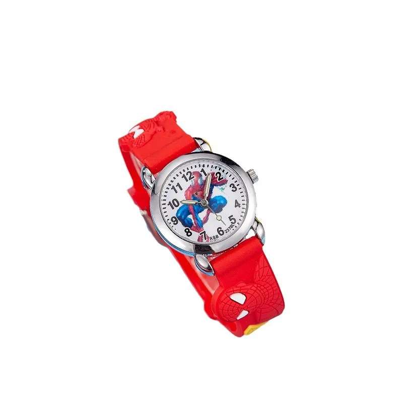 ساعة ديزني مارفل سبايدر مان كارتونية للأطفال للمدرسة الابتدائية والأولاد كوارتز مقاومة للماء #3