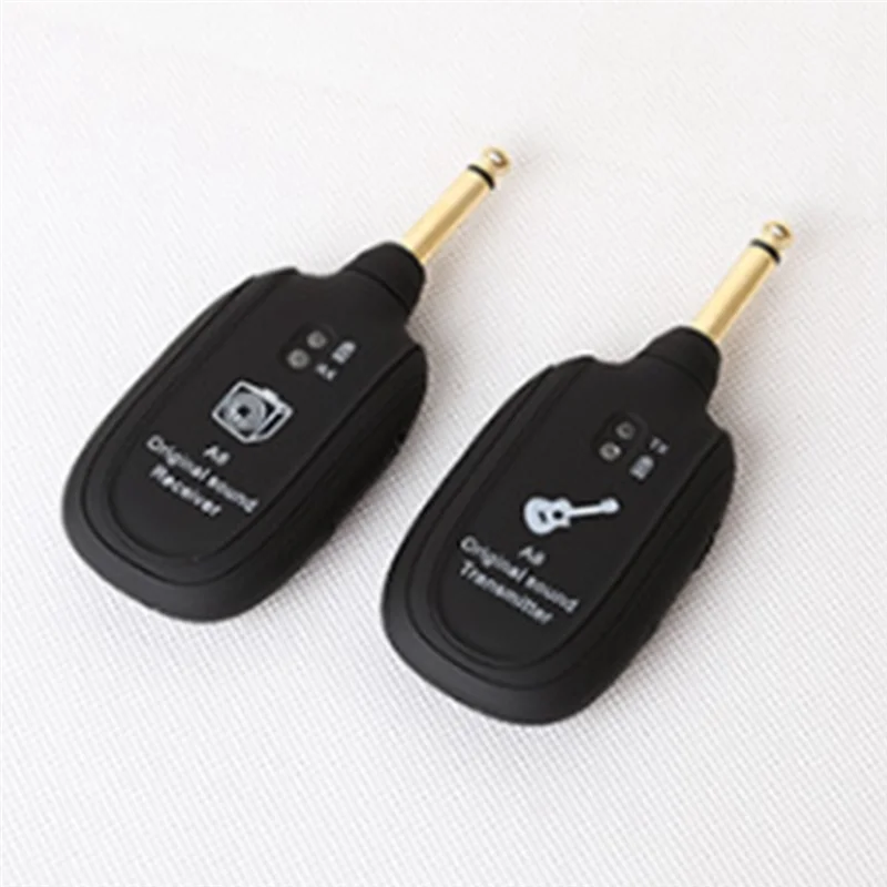 Portable Guitar Wireless Transmitter&Amp Receiver Transmission Audio Wireless System Built-in Battery for Guitars Bass