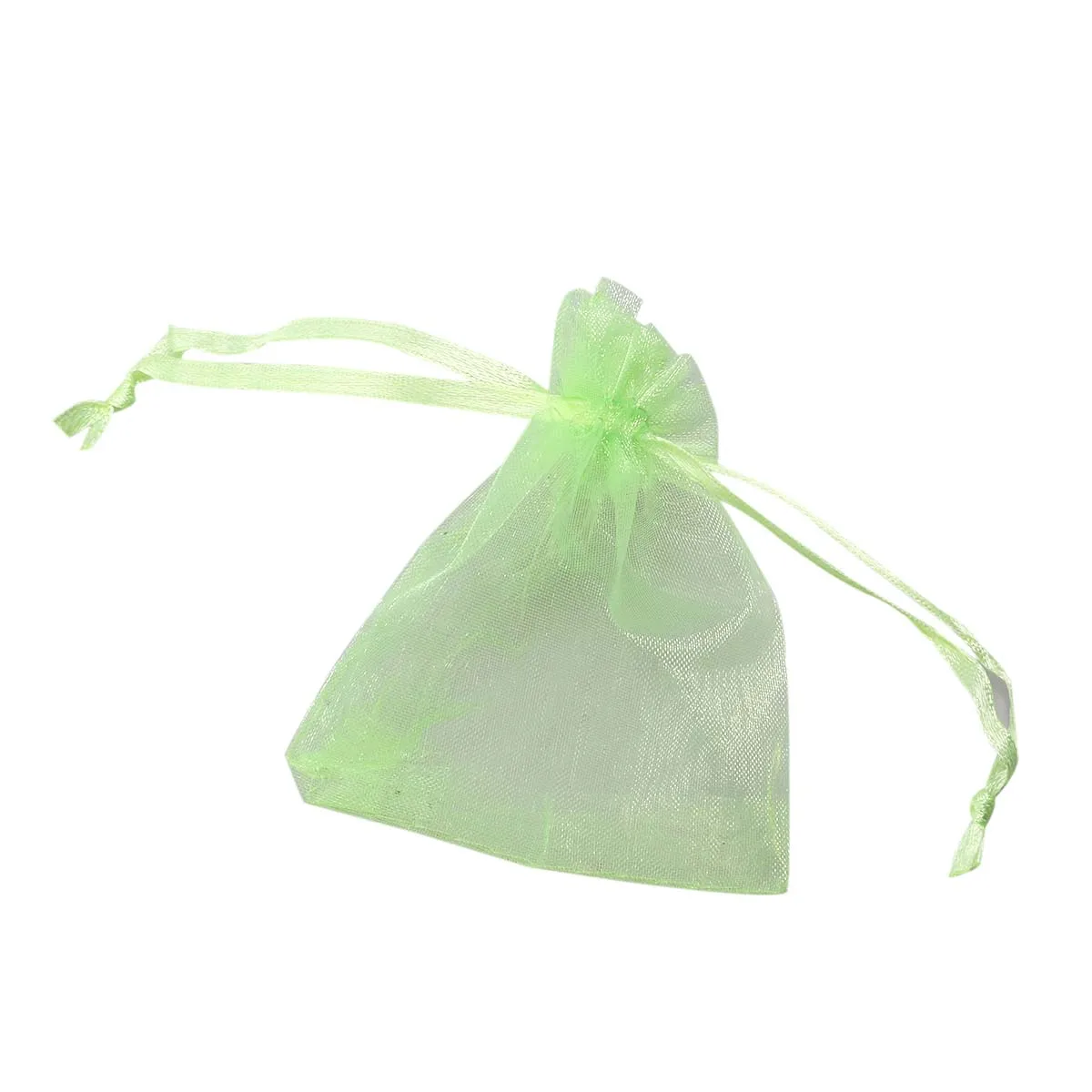 

100 pcs Gift Drawstring Organza Drawstring Jewelry Pouches Jewellery Pouches Storage Party Organza Gift Bags Favor Bags