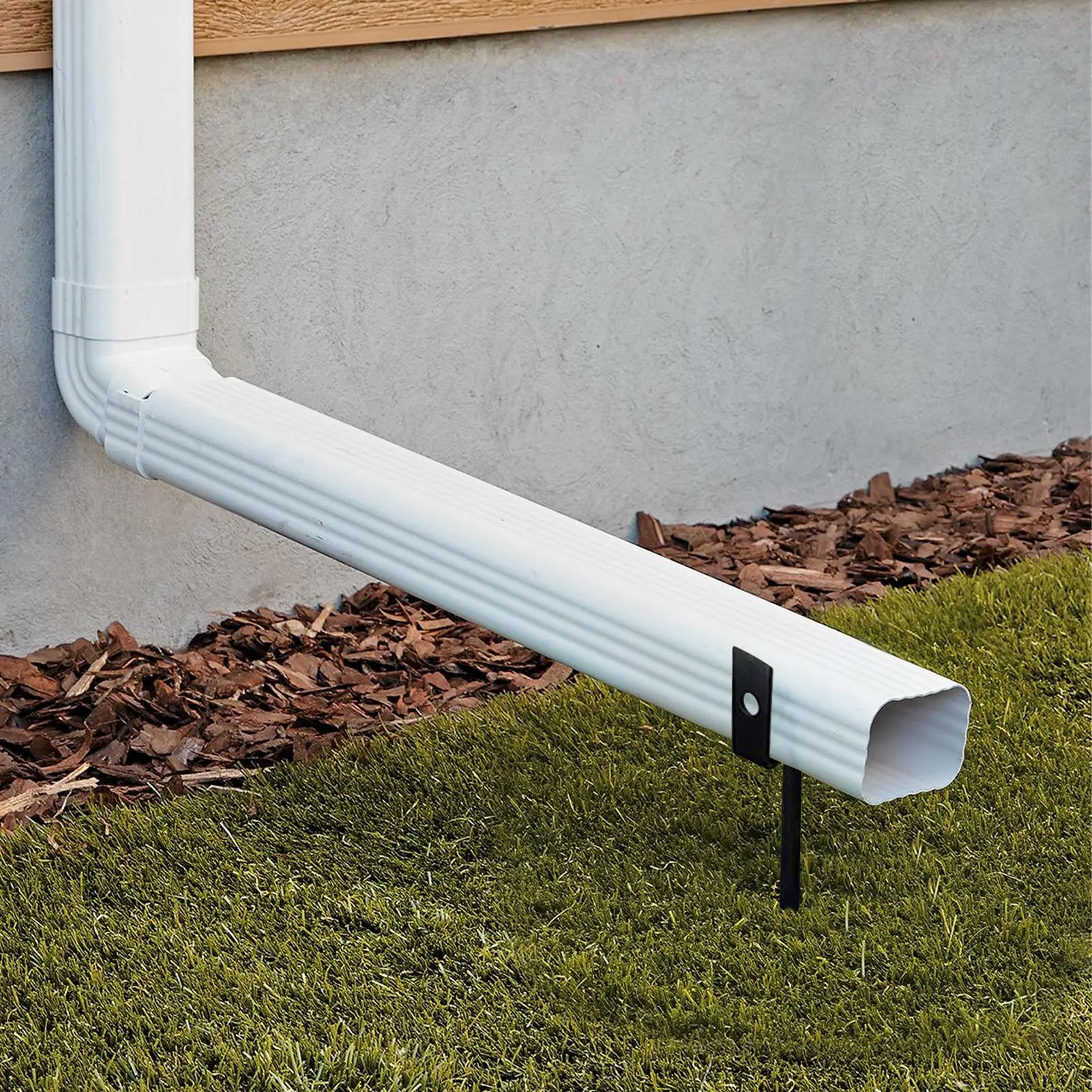 

Держатель водосточной трубы, 2 шт., уличный дождевой желоб, регулируемая стабилизирующая поддержка водосточной трубы для наземного кровельного сарая, домашний навес