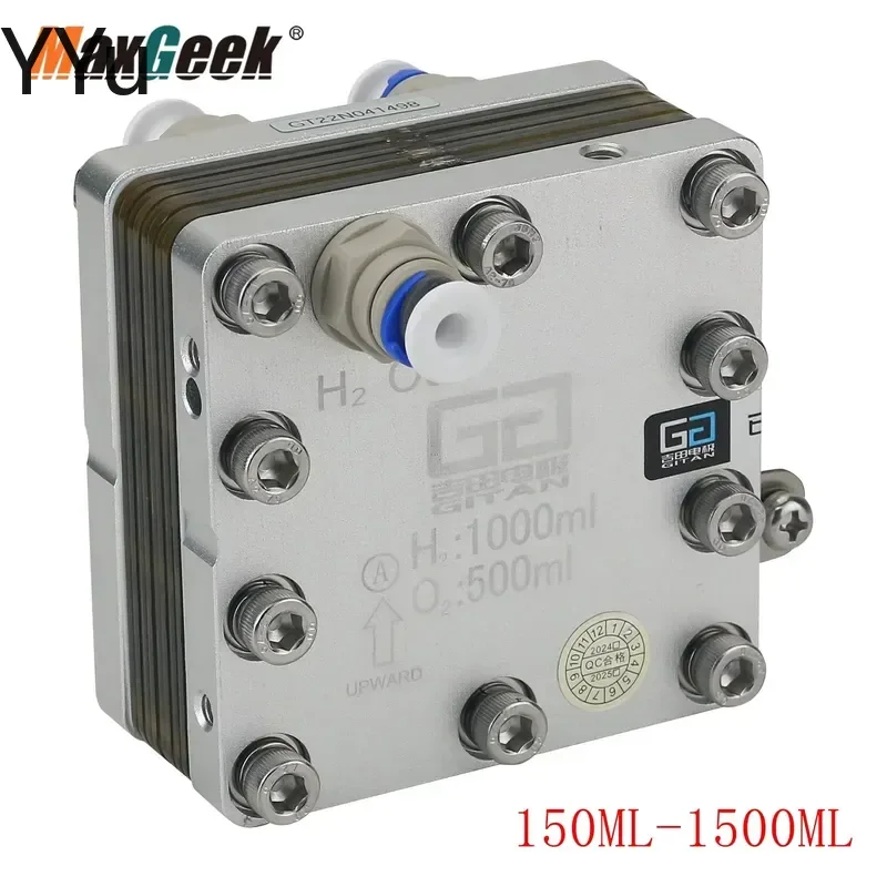 custom for Maxgeek custom for GT-A150-1150 PEM Hydrogen Generator 150ML to 1500ML Electrolytic Cell Module Pure Distilled