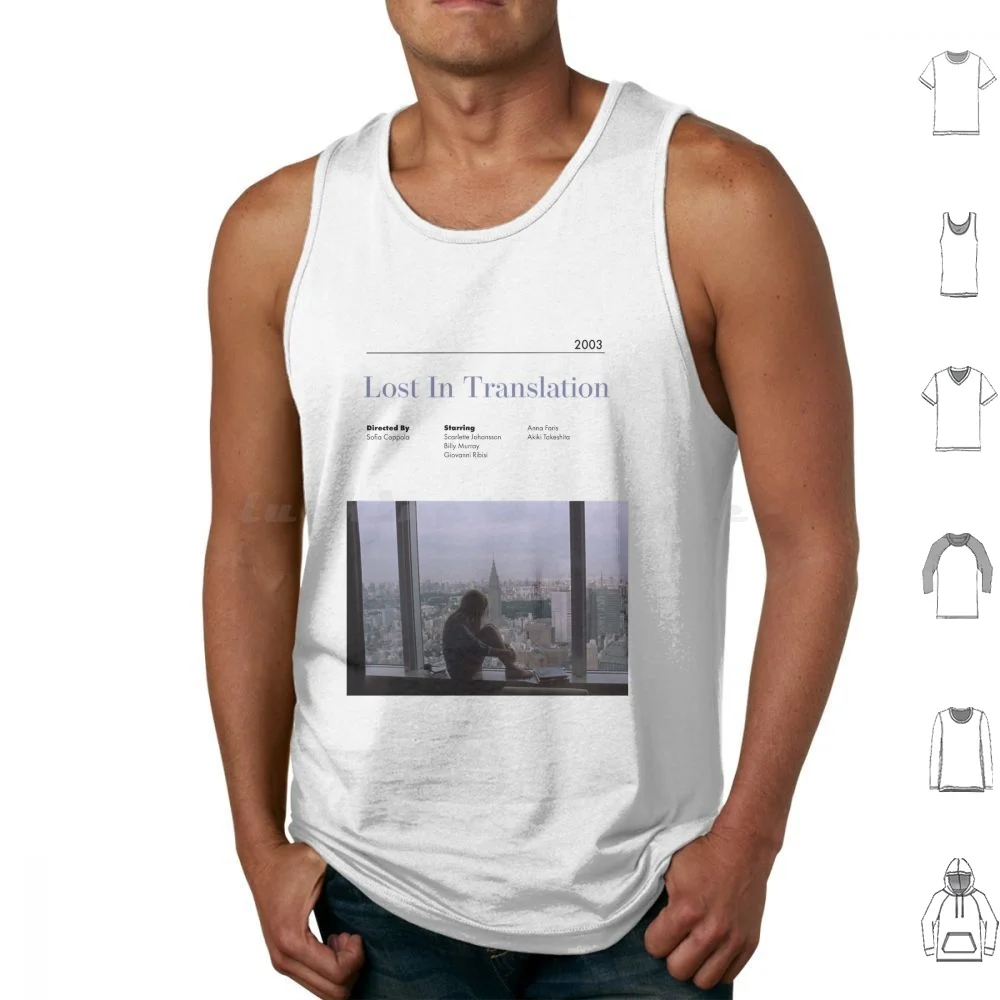 Lost In Translation Alternative Minimalist Movie Poster Sofia Coppola Tank Tops Print Cotton Lost In Translation Bill