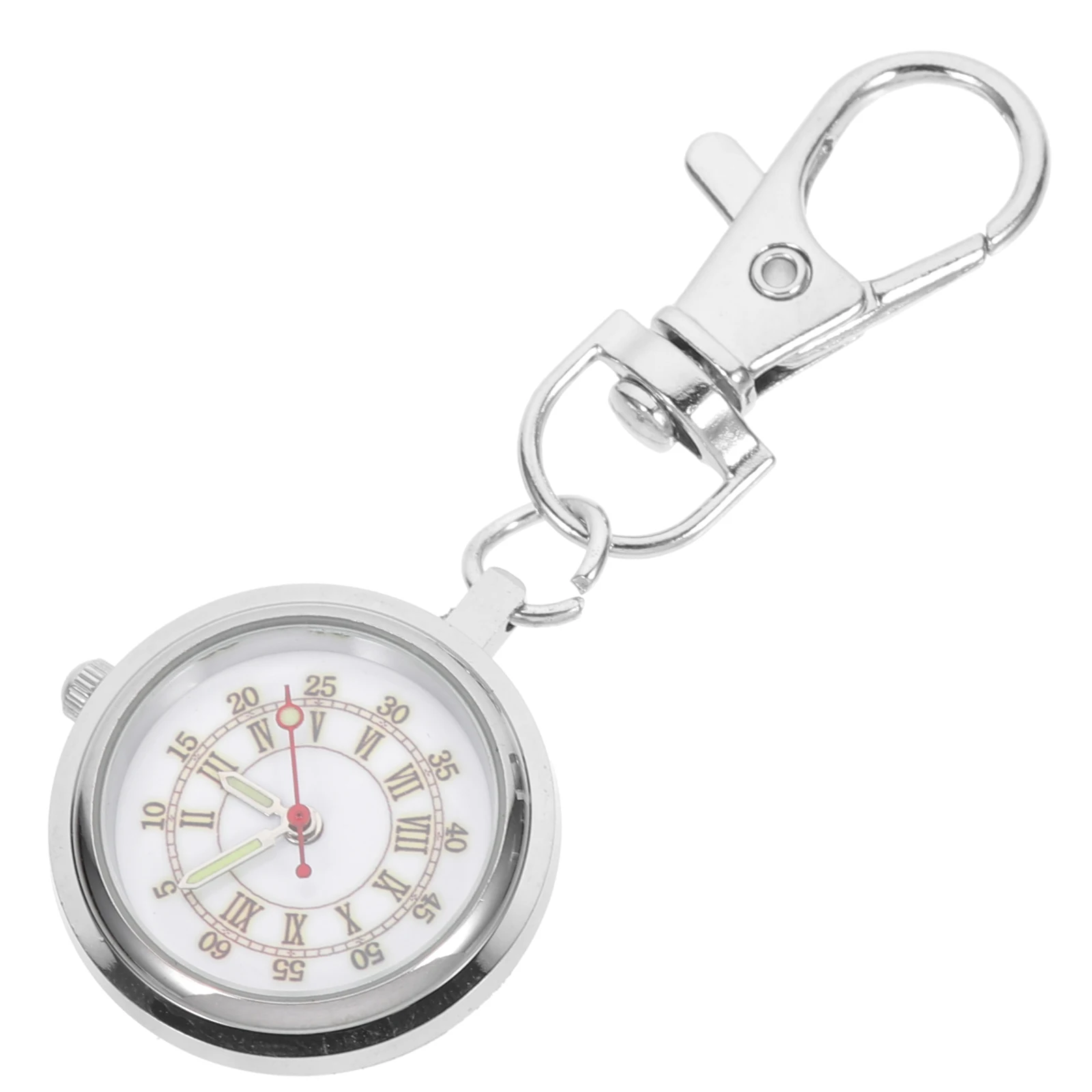 Зажим для часов с большим циферблатом, брелок для ключей, студенческие экзаменационные часы, рюкзак для девочек и мальчиков, подвесные часы из сплава, карманные часы