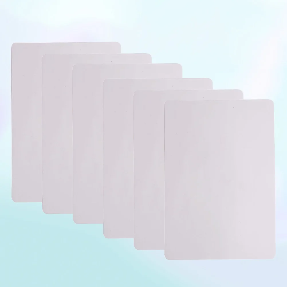 6Pcs Synthetic Material Practice Skin Helps Beginners Raise Tattoo Level Quickly Flexible Authentic Feel White