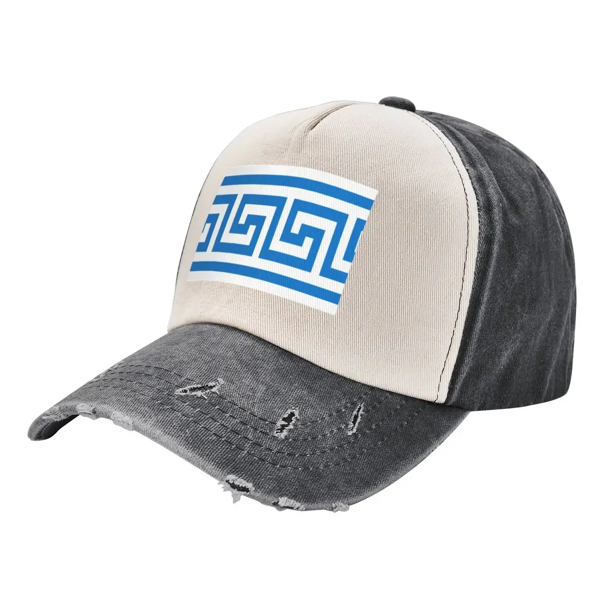 

Greek key pattern design, White And Blue,Blues,Blue Jackets, blue wall,Light Blue, Greek Statue,Greek Goddesses, gr Baseball Cap