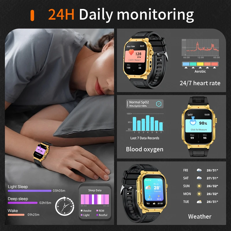 Lige bluetooth chamada de telefone monitor saúde 2.01 "display hd relógio inteligente 2025 novo ip68 à prova dip68 água esportes fitness smartwatch feminino