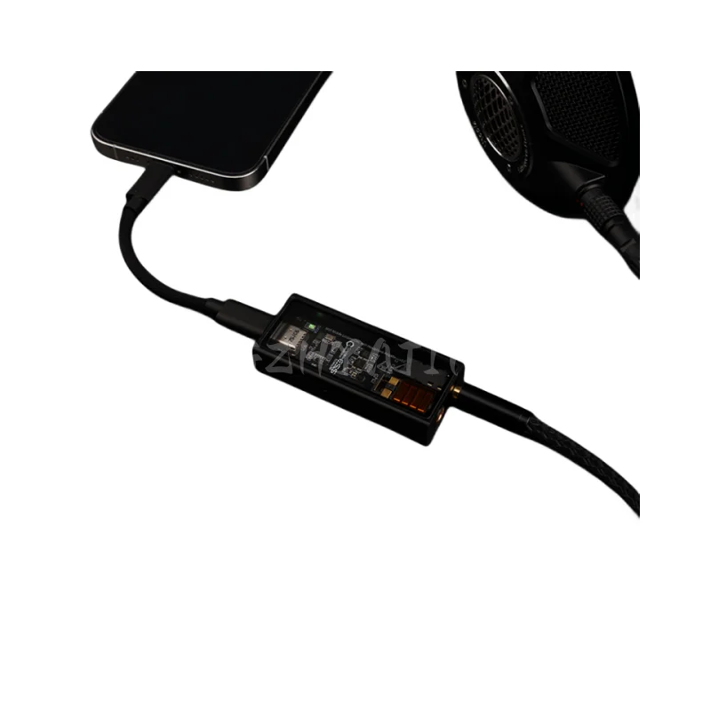 Amplificador de auscultadores portátil, DAC, Dual Headphone Portas de saída, 3,5mm, Single-Ended, 4,4mm equilibrado, mais recente