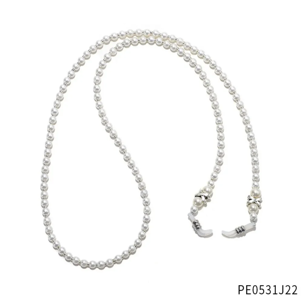 PESENAR Grandma Cosplay wig set Grandma Costume Hat Glasses Glasses Retainer Chain Pearl necklace Halloween party wig image 4