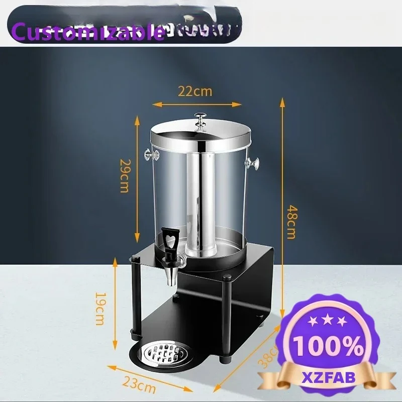 Factory Direct 2026 Commercial stainless steel thickened juice tripod buffet single and double head refrigerated drink machine t
