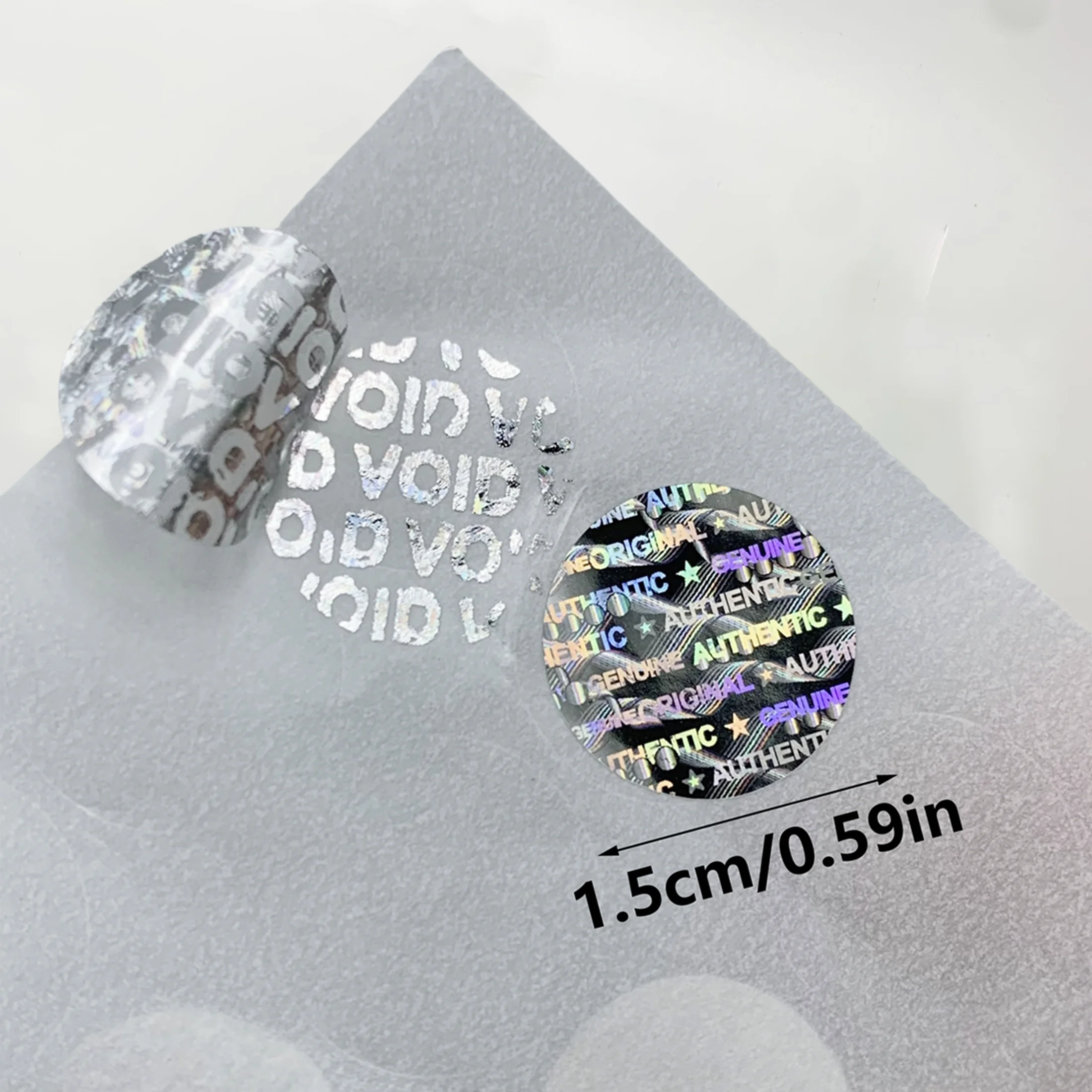 200pcs/400pcs VOID Tamper Evident Hologram Stickers, Original Genuine Authentic Holographic Anti-tampering Label Single Use