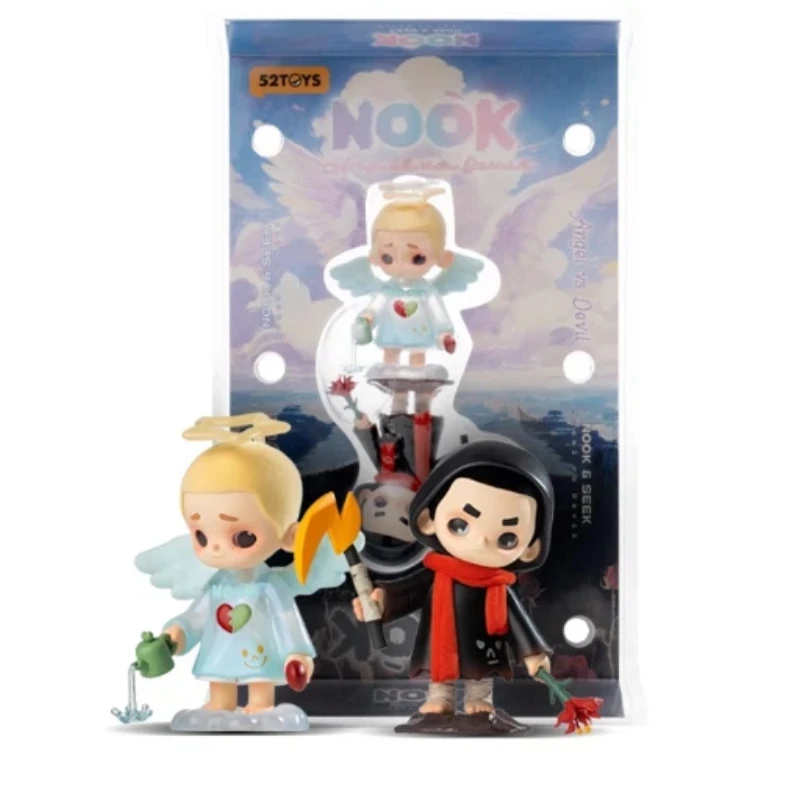 Nuovo Nook Seek 100% edizione limitata Angelo Vs Devil Blind Box Regalo di Halloween Action Figures Bella bambola Anime Periferica