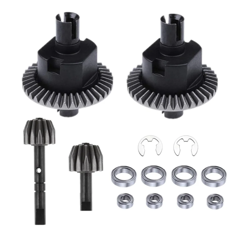 Front and Rear Differential and Gear Kit for HSP Redcat Volcano 94123 94107 94111 94118 94166 1/10 RC Car Upgrade