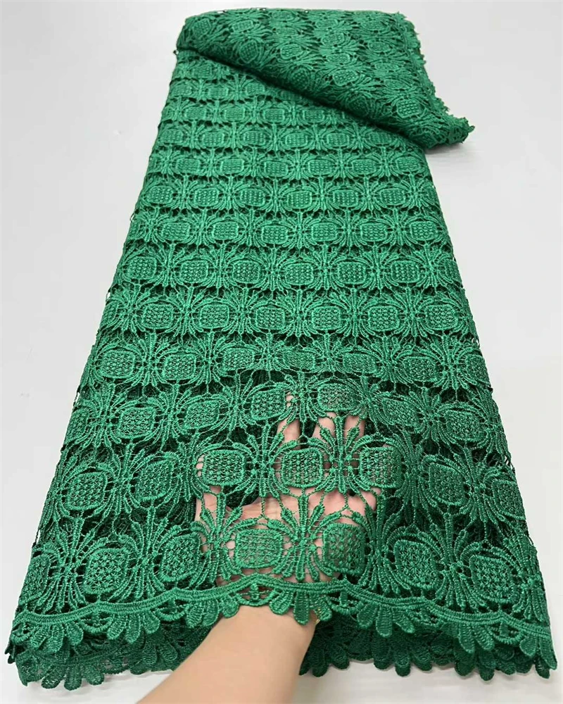 أحدث قماش سويسري مطرز ثقيل أفريقي 100% قطن فوال دانتيل شعبي على طراز دبي لحفلات الزفاف