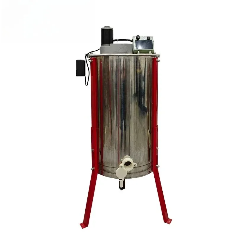 DC Electric Dual Purpose Honey Extractor with 2/3/4/6/8 Frame Options, Stainless Steel Construction for Professional Beekeeping