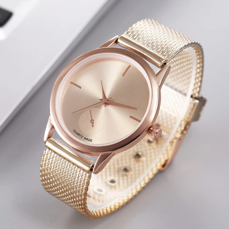 Pffee Silver Rose Gold Zegarki Dla Kobiet Moda Kwarcowy Zegarek Na Rękę Panie Eleganckie reloj mujer Prezenty