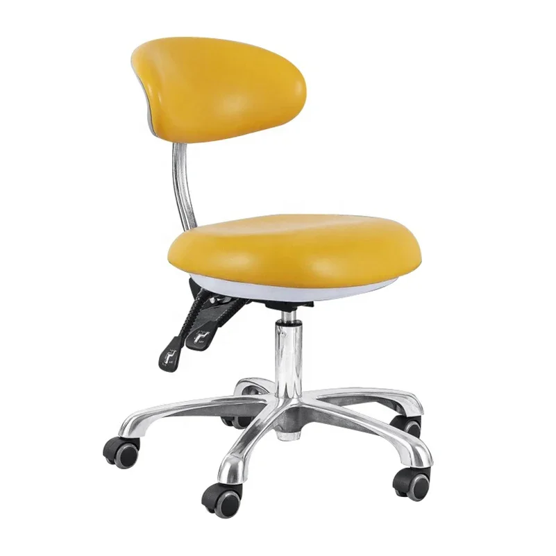 SENZHI Foshan Factory Hot Sale Beautys Salon Green Modern Adjustable Pedicure Stool With Wheels