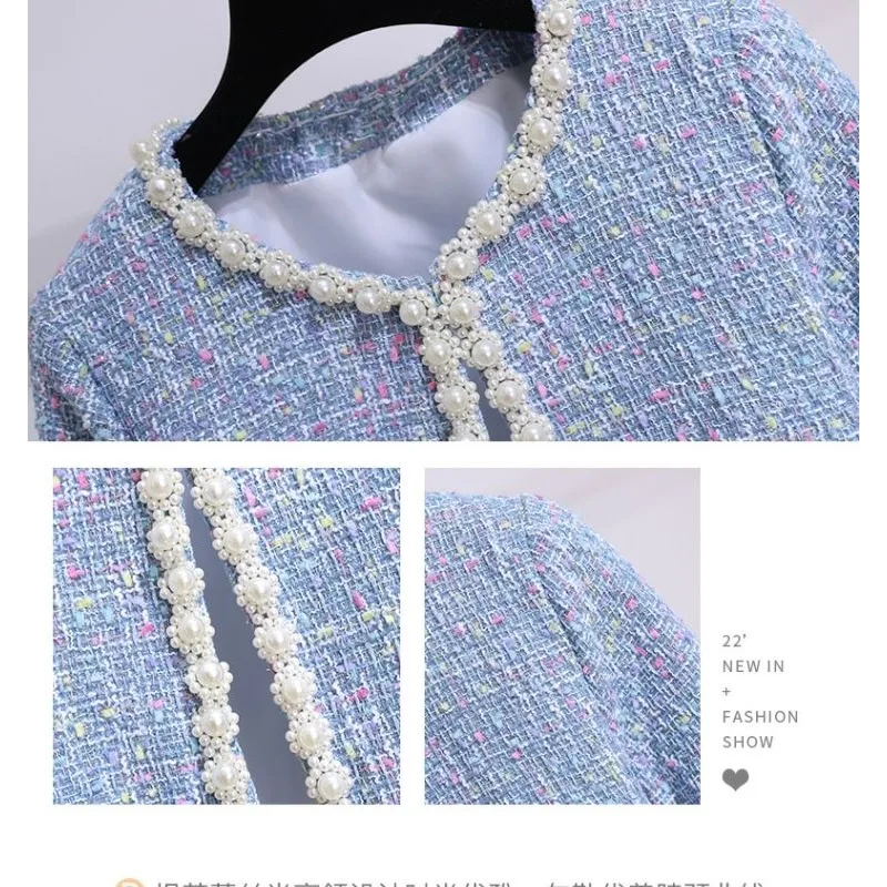 Skirt Women's Spring Autumn 2026 New Light Luxury High-end Sense Is Popular This Year Beautiful Two-piece Set Xiaoxiangfeng Suit