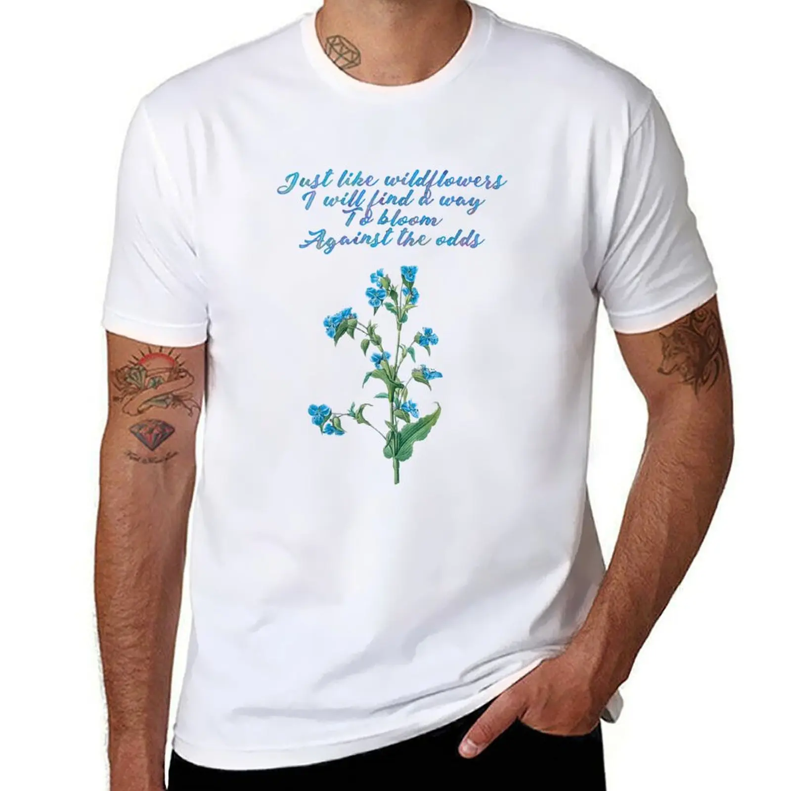 

wild flowers T-Shirt t shirts for man graphic vintage man t shirt designer T-Shirt