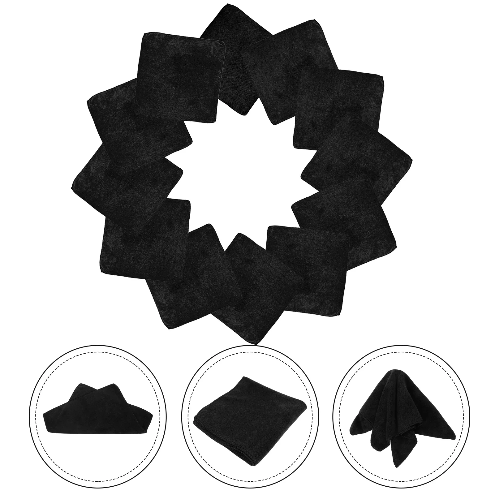 

12 Pcs Absorbent Cleaning Cloth Car Wash Towel Super Towels for Washing Vehicle Microfiber Chenille Reusable Washcloths