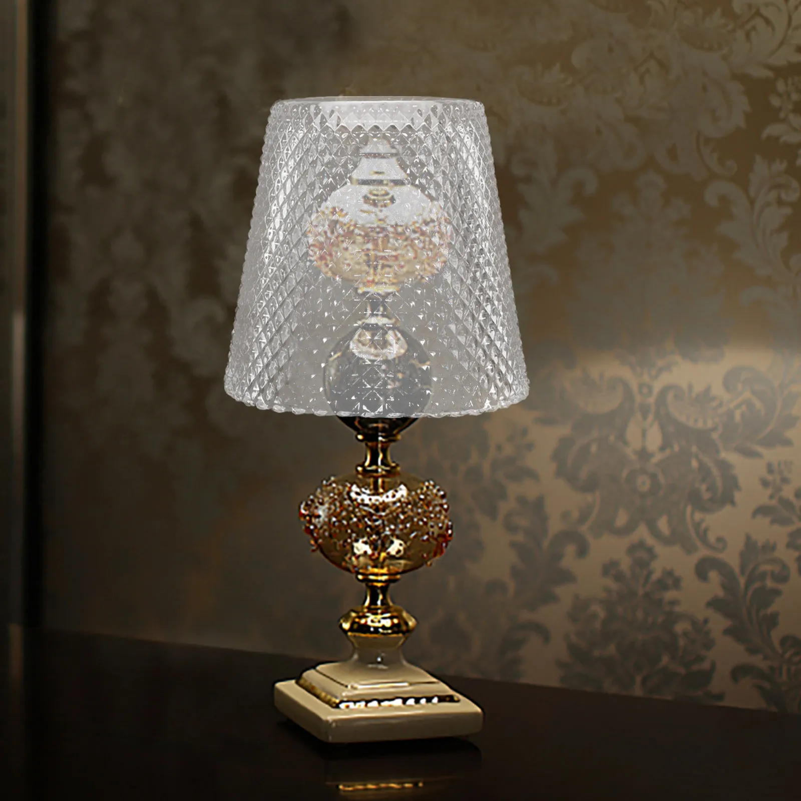 Glass Pendant Light Shade Artistic Hanging Lamp Shade Soft Warm Light Bulb Cage Replacement Lampshade Home Lampshade Lighting