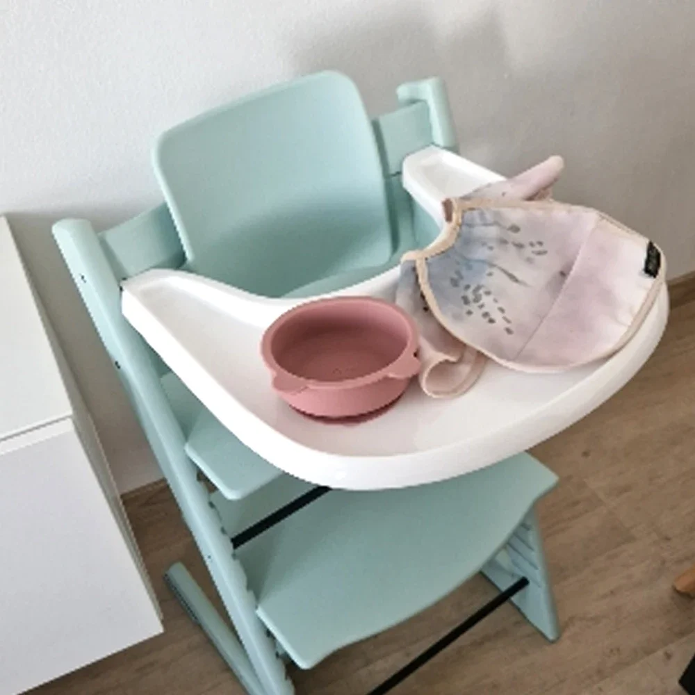 Plato de comedor para silla de crecimiento, plato de mesa de comedor para bebés, bandeja de silla alta ABS, accesorios para niños