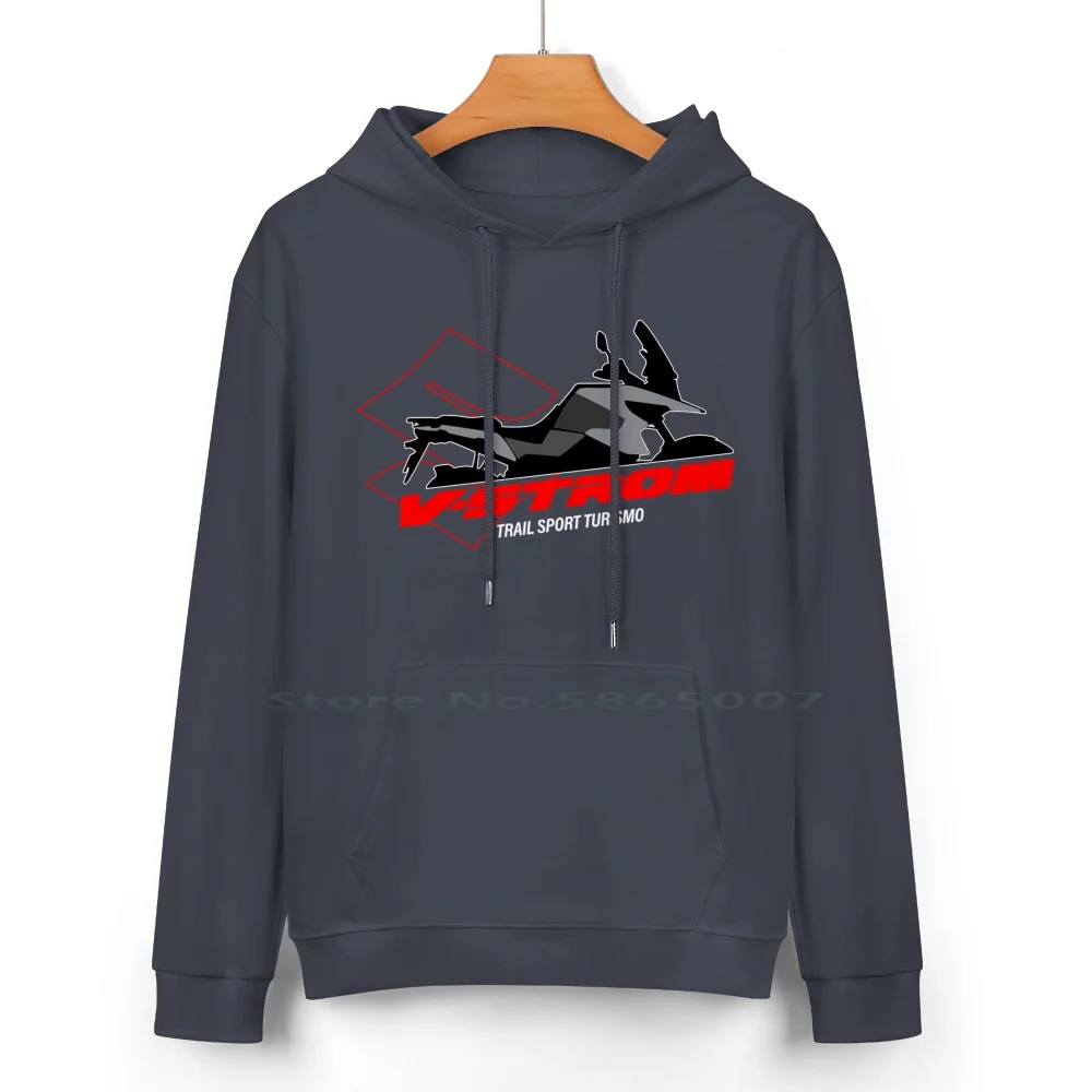 Vstrom Turismo Red Pure Cotton Hoodie Sweater 24 Colors Vstrom V Strom Motorcycle Bikers Xt 1050 Woman Kid Girl Funny 100%